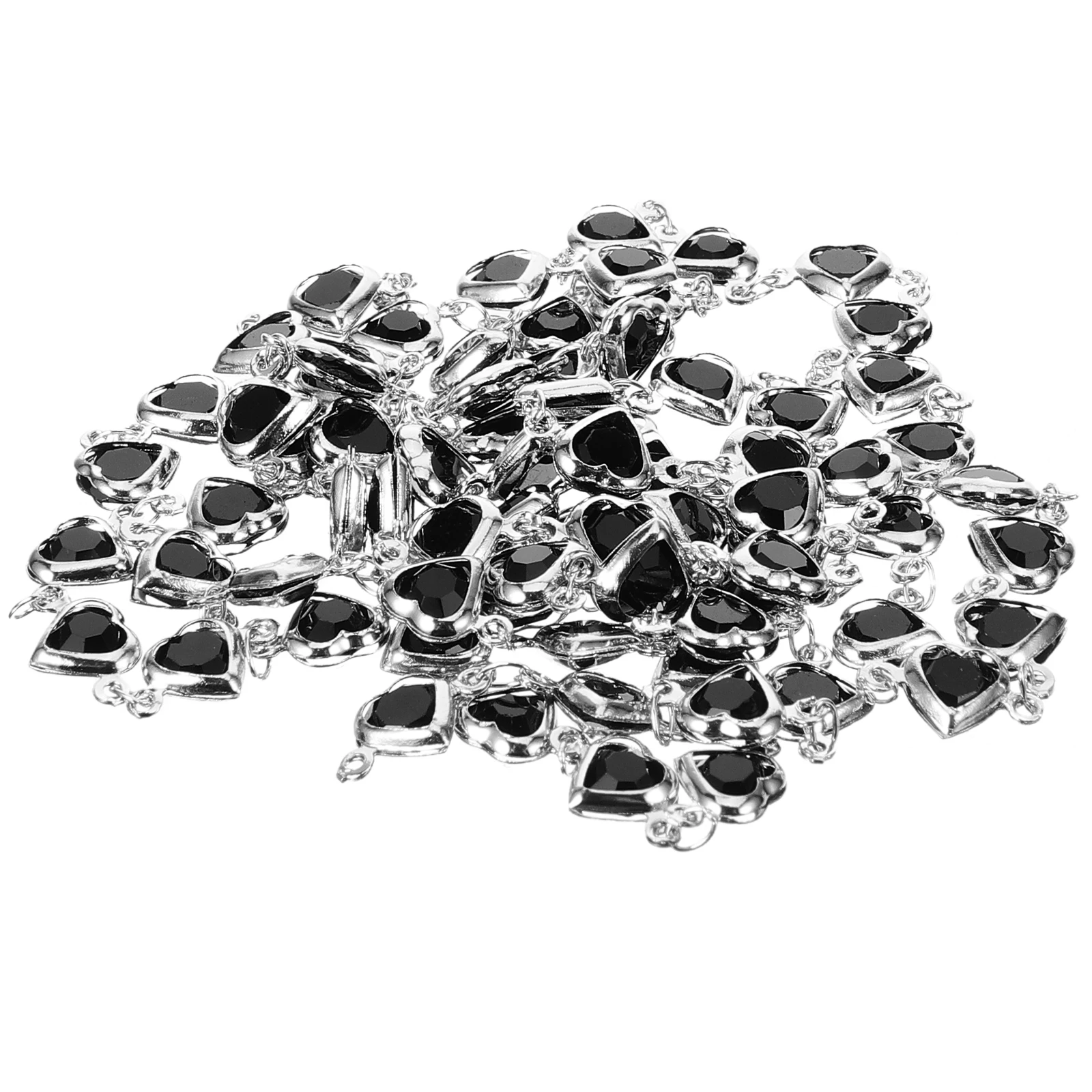 

Black Zircon Necklace Necklaces Chain Jewelry Chains Connection Metal Jewellery Decorate for Making