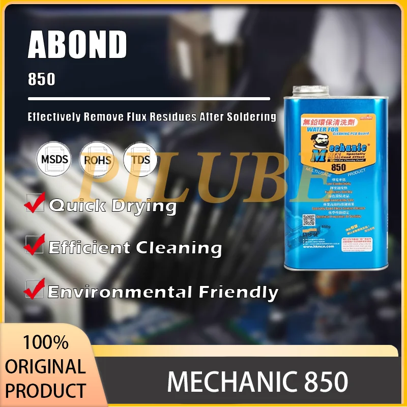 MECHANIC 850 Lead-Free Eco-Friendly PCB Cleaning Solution for Mainboard Repair Applications Original Product