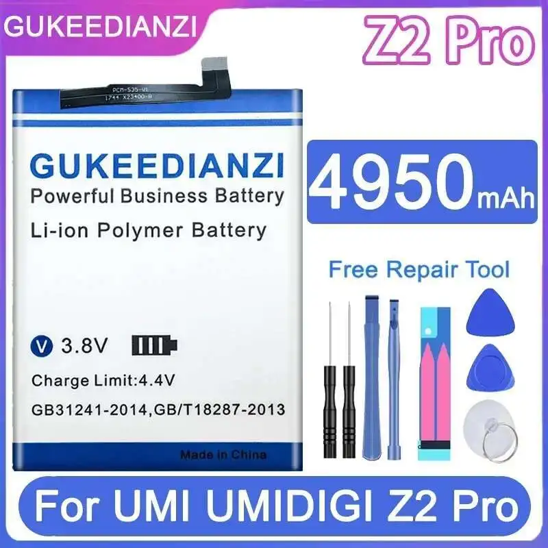 

4950Mah Durable Mobile Phone Battery Lightweight For Umi Umidigi Z2 Pro
