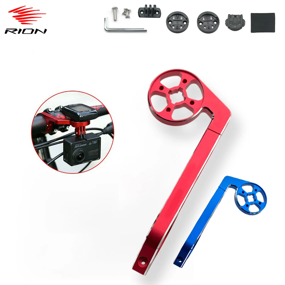 RION Radfahren Fahrrad Computer Halterung GPS Halter Kompatibel Für Gopro Kamera Cateye MTB Fahrrad Lenker Unterstützung Radfahren Zubehör
