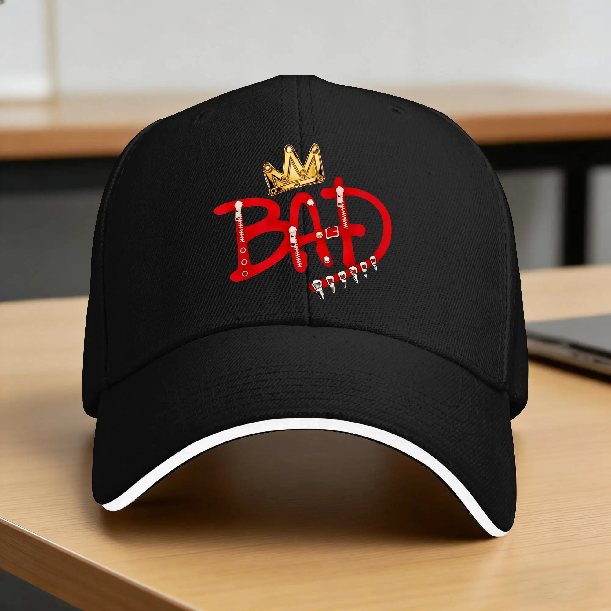 Mj King Of Pop Michael Jackson Baseball Cap Women Men Hip Hop Hats Spring Street Style Tennis Skate Sun-Proof Baseball Caps