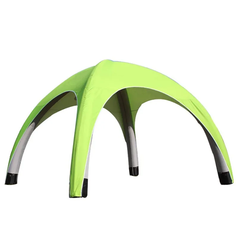 Large inflatable patio tent for outdoor events and parties -- comes with air pump for quick setup
