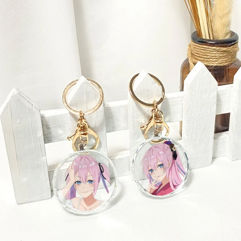 

Anime Shikimori's Not Just a Cutie Transparent Keychain Cosplay Acrylic Figure Keyring 2182 Kids Collection Toy