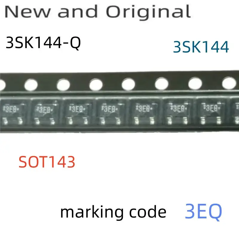 New and Original 3Sk144-Q Sot144 15V 3Ma Rf Small Signal Field-Effect Transistor Marking Code 3Eq