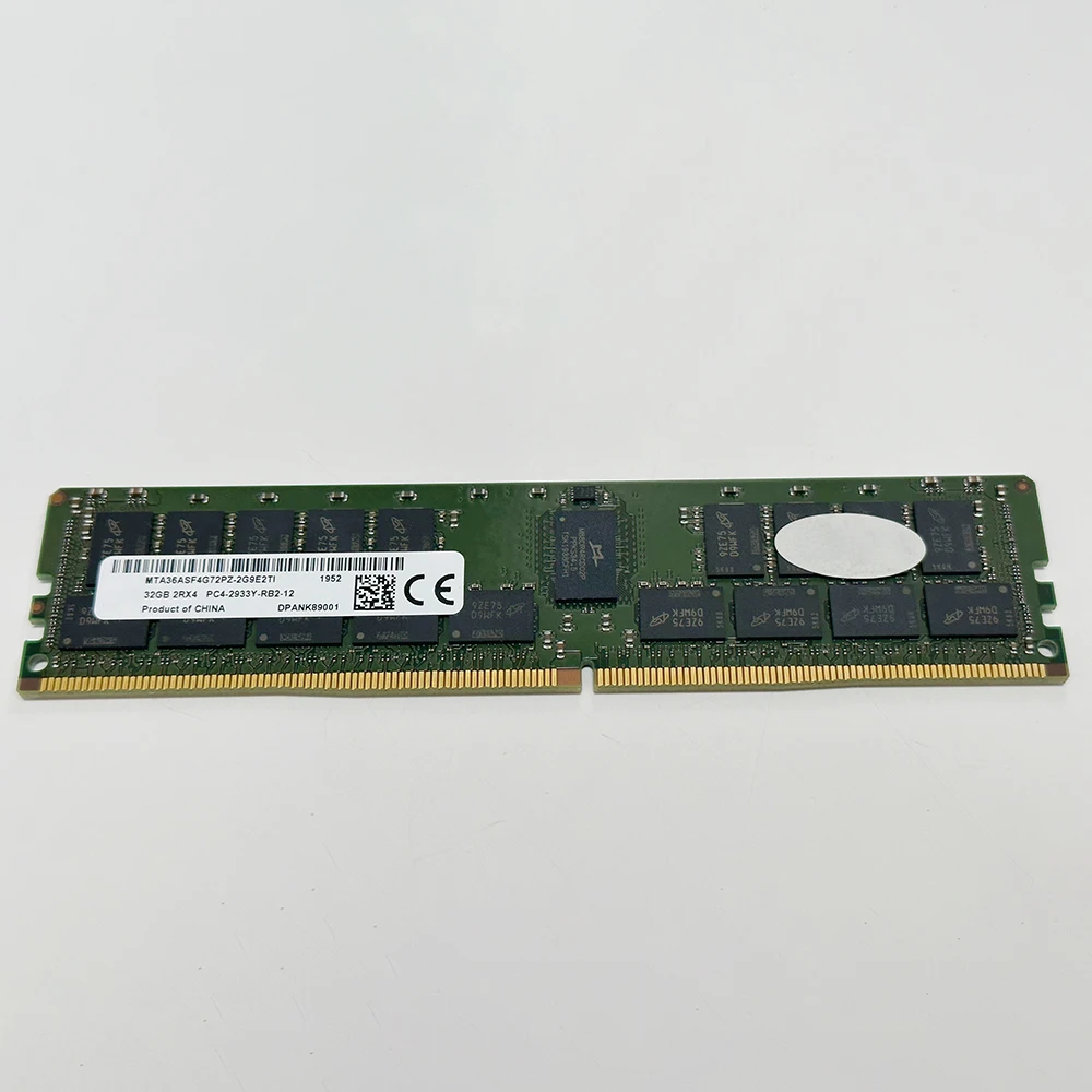 

1PCS MTA36ASF4G72PZ-2G9E2TI RAM 32GB 32G 2RX4 DDR4 2933 ECC REG Memory High Quality Fast Ship