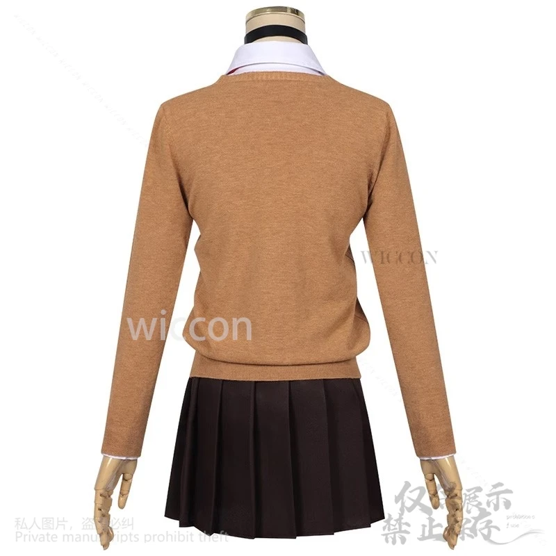 Seksowne anime Dandadan przebranie na karnawał JK mundurek szkolny sukienka Lolita sweter koszula kolczyk Momo Ayase dla dziewczynek boże narodzenie dostosowane