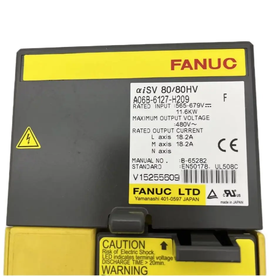 

A06B-6127-H209 Fanuc Servo Drive Amplifier Module Test OK A06B 6127 H209