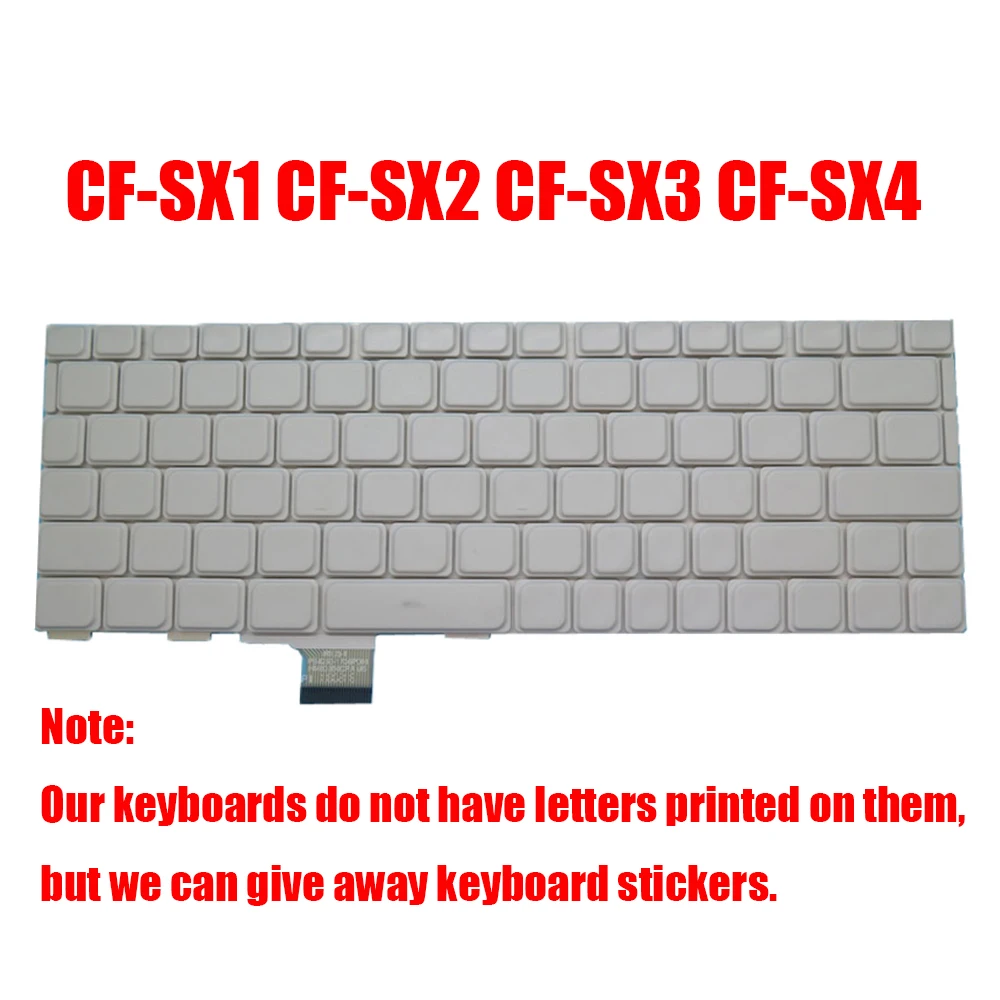 

Laptop Keyboard For Panasonic For Let's note CF-SX1 CF-SX2 CF-SX3 CF-SX4 HMB3350CPC0102A US Layout Without Letter Printing White