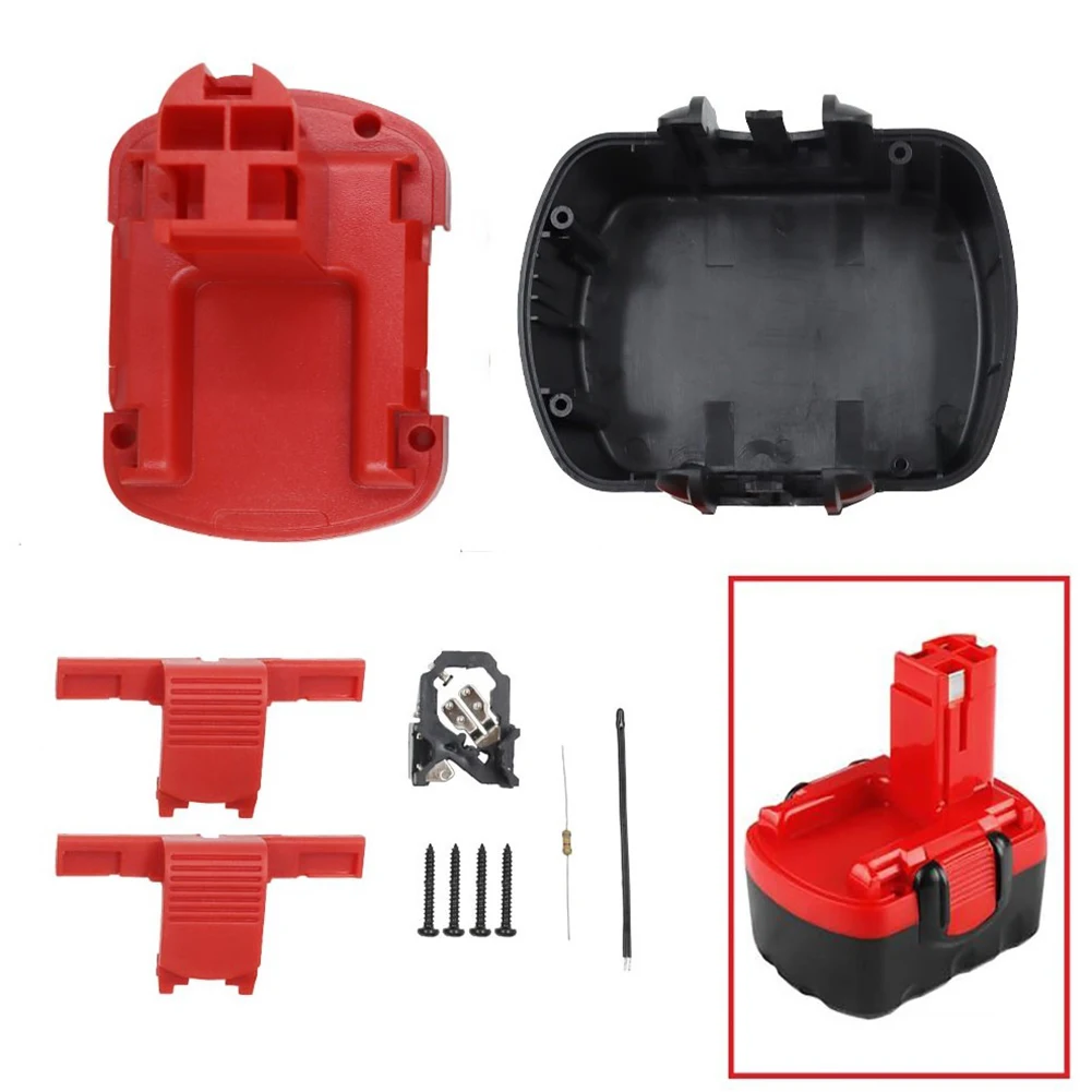 1set Plastic Battery Case PCB Circuit Board For 14.4V Electric Drill Ni-CD/MH Battery 1420 1422 1433 1434 Shell Boxes