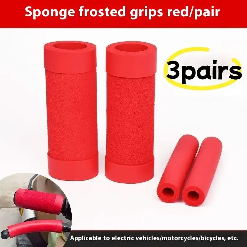 1/3Pairs 2025 Neue Motorrad Brems Griff Schwamm Hülse Anti-Slip Roller Fahrrad Schutz Lenker Abdeckung Motor ausrüstungen
