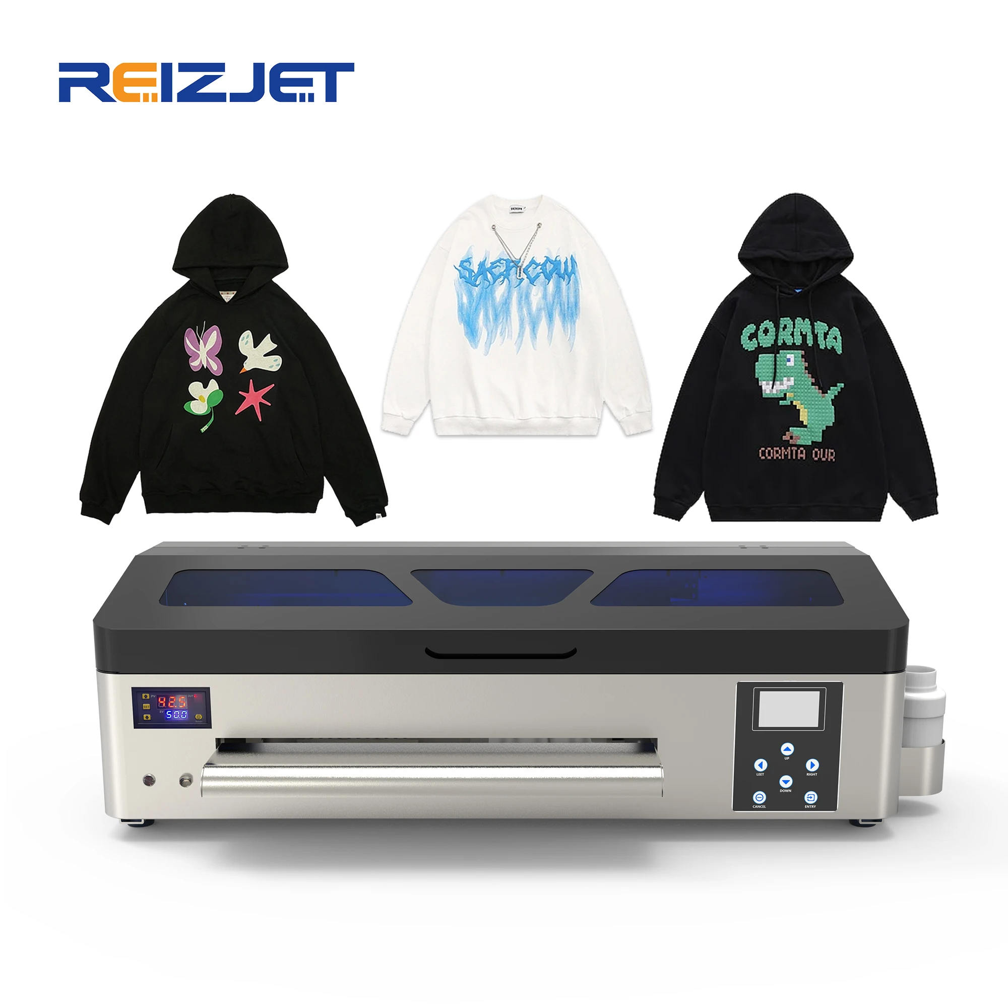 EraSmart Desktop Flatbed T Shirt Transfer 33Cm Roll Double Xp600 Heads Inkjet A3 Dtf Printer T-Shirt Printing Machine Printer