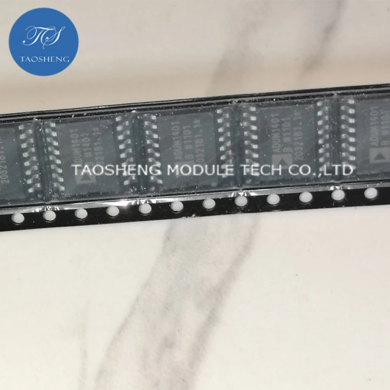 1PCS 100% New&Original ADUM1401BRWZ-RL SOIC-16 Four-channel digital isolator IC【TAOSHENG】MODULE #TS10129
