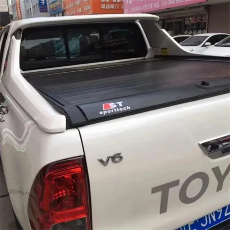 Manual Pickup Truck Accessories Retractable Truck Bed Covers Tonneau Cover