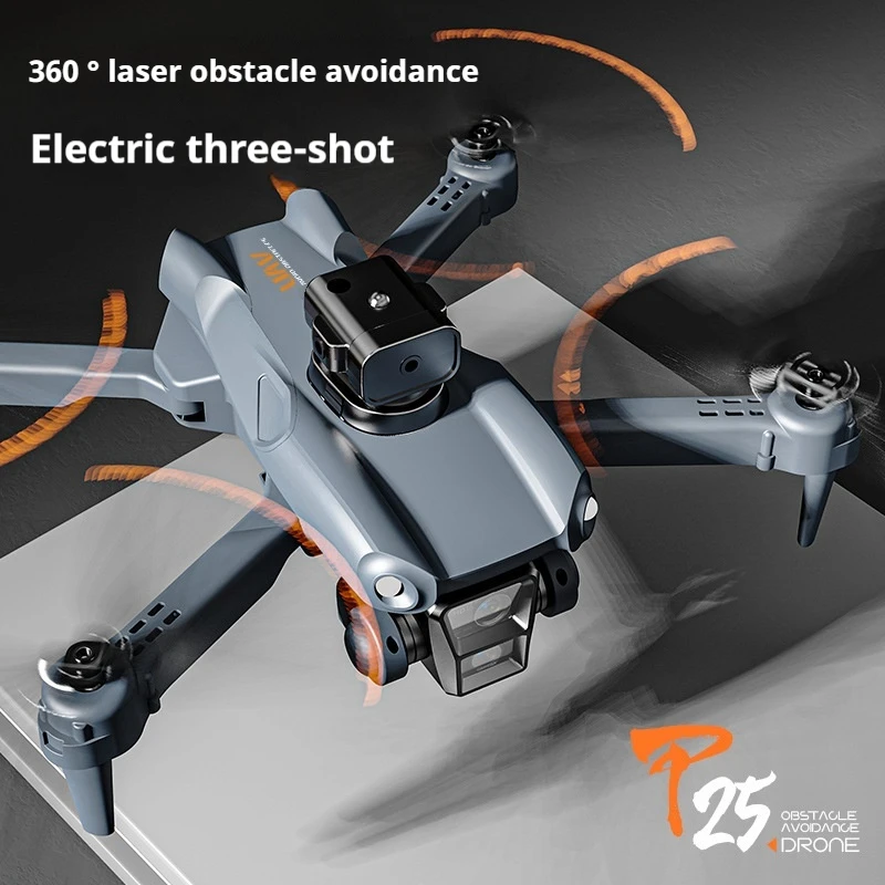 P25 Uav Automatic Return Hd Brushless Aerial Photography Quadcopter Obstacle Avoidance Optical Flow Remote Control Aircraft Toy