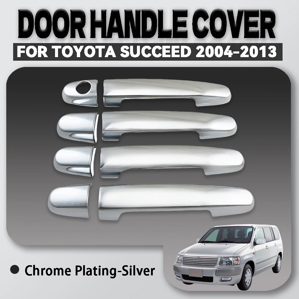 

Black Carbon Fiber Door Handle Cover For Toyota Succeed 2004 - 2013 High-Quality Exterior Components Decorate