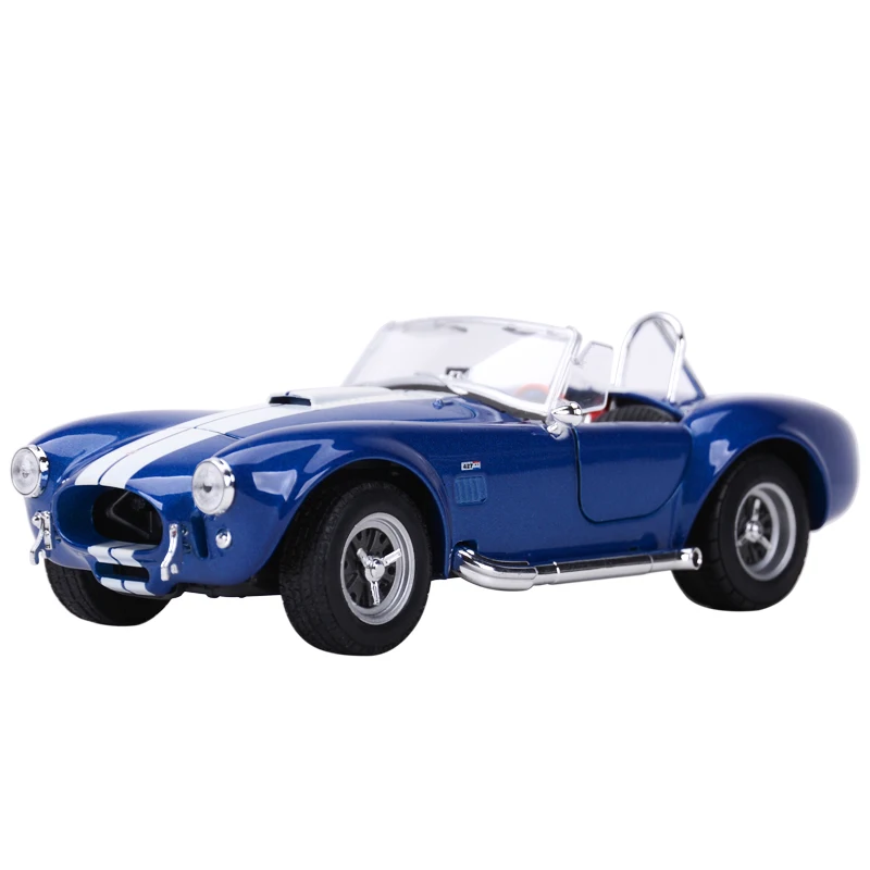 WELLY 1:24 Ford Shelby Cobra 427 S/C 1965 Alloy Car Model Diecasts & Toy Vehicles Collect Car Toy Boy Birthday gifts