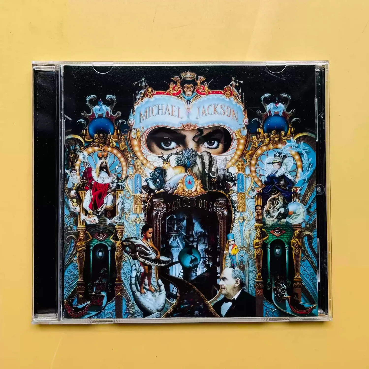 

Michael Jackson Dangerous Classic Pop R&B Music CD Iconic 90s Pop Dance Album Legendary Vocal Performance Pioneering Production