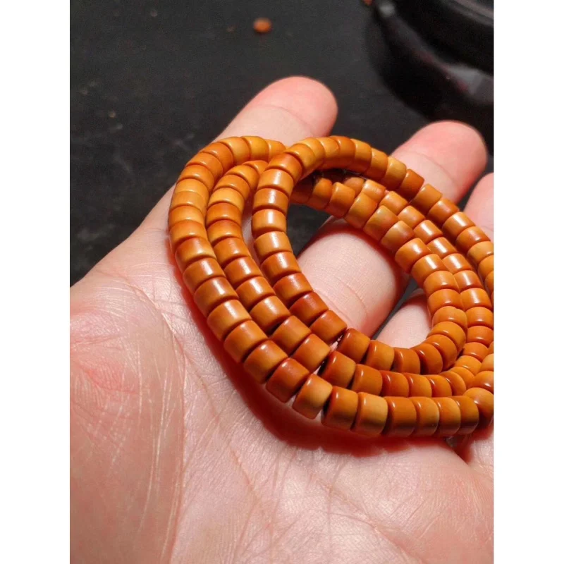 

110 beads, olive can be used to make at most one barrel bead and requires very high quality of the pit