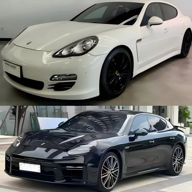 Car Modification Upgrade Kit New SD Body Front Bumper Rear Bumper Headlight with Fog Light Cut-Outs