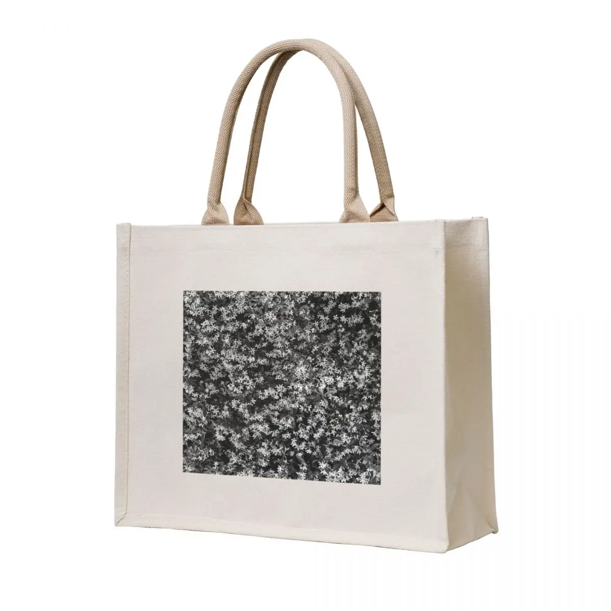 

Jasmine in Black and White Tote Bag Gift bag Canvas shoulder bag large tote