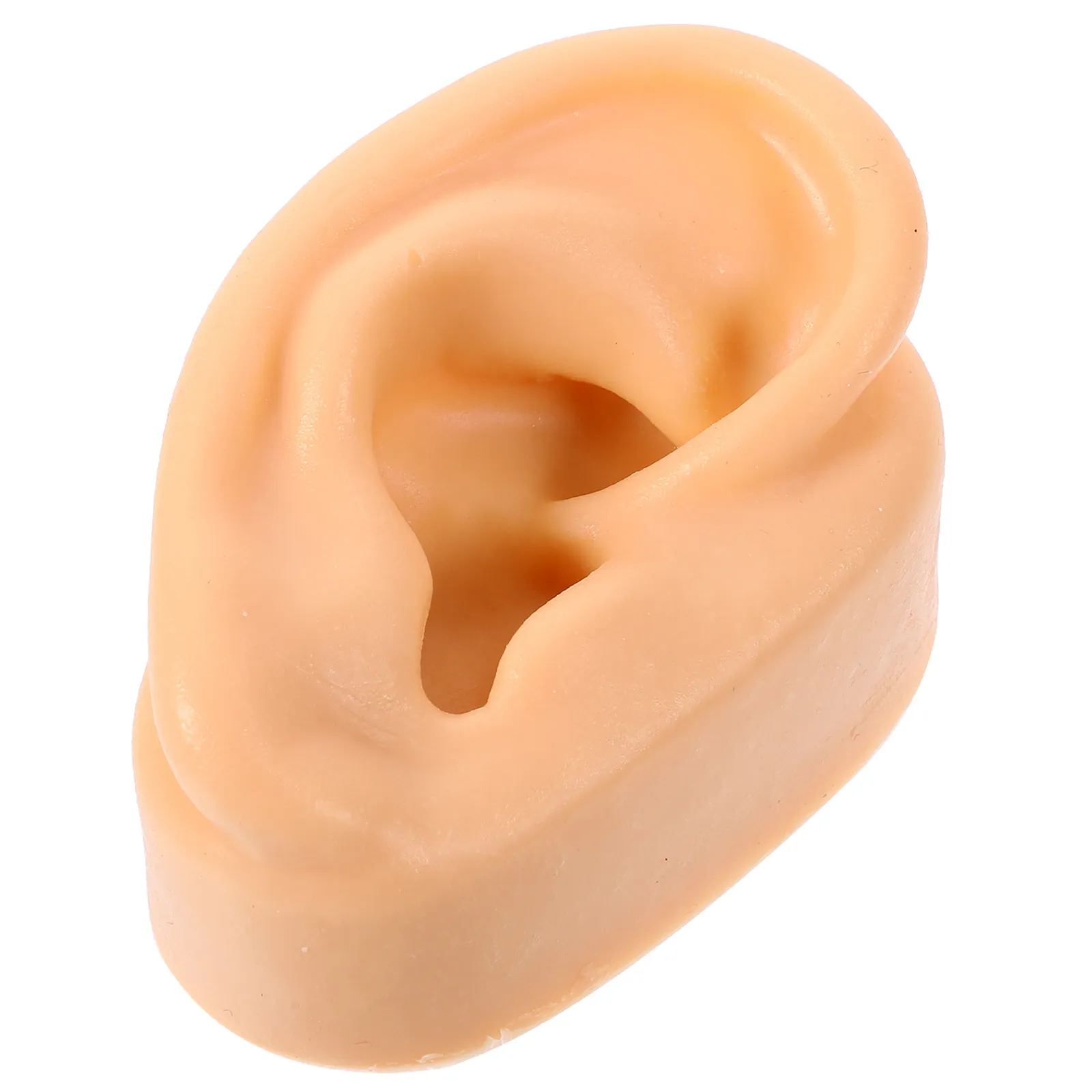 

Simulation Artificial Human Left Ear Silicone Ear Realistic Prank Display Soft Reusable Prop Silicone Body Parts