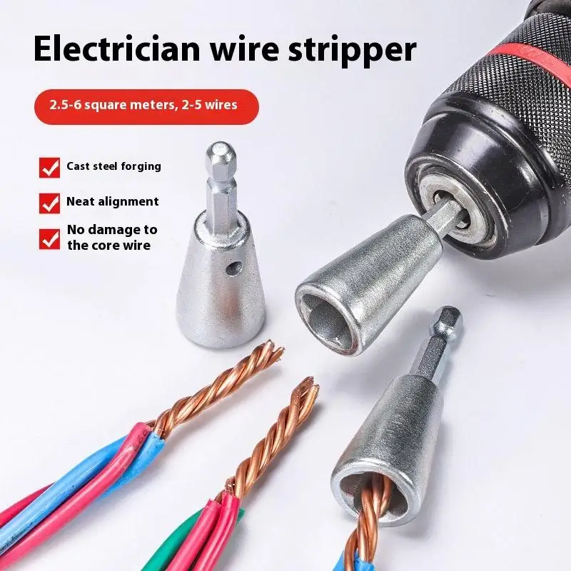 1Pc Wire Twisting Tools Quickly Twister Power Drill Drivers Twisted Connector Cable Device Multi-tool