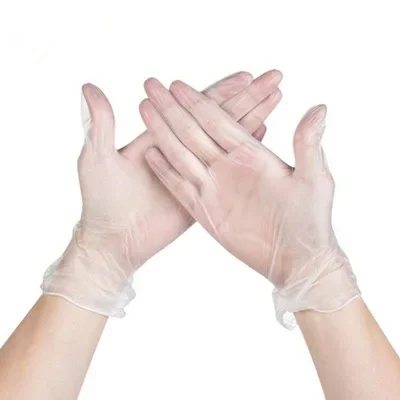 Anti infection Gloves 100pcs/lot Food Grade Waterproof Allergy Free Disposable Work Safety Gloves ffp3 Glove Mechanic