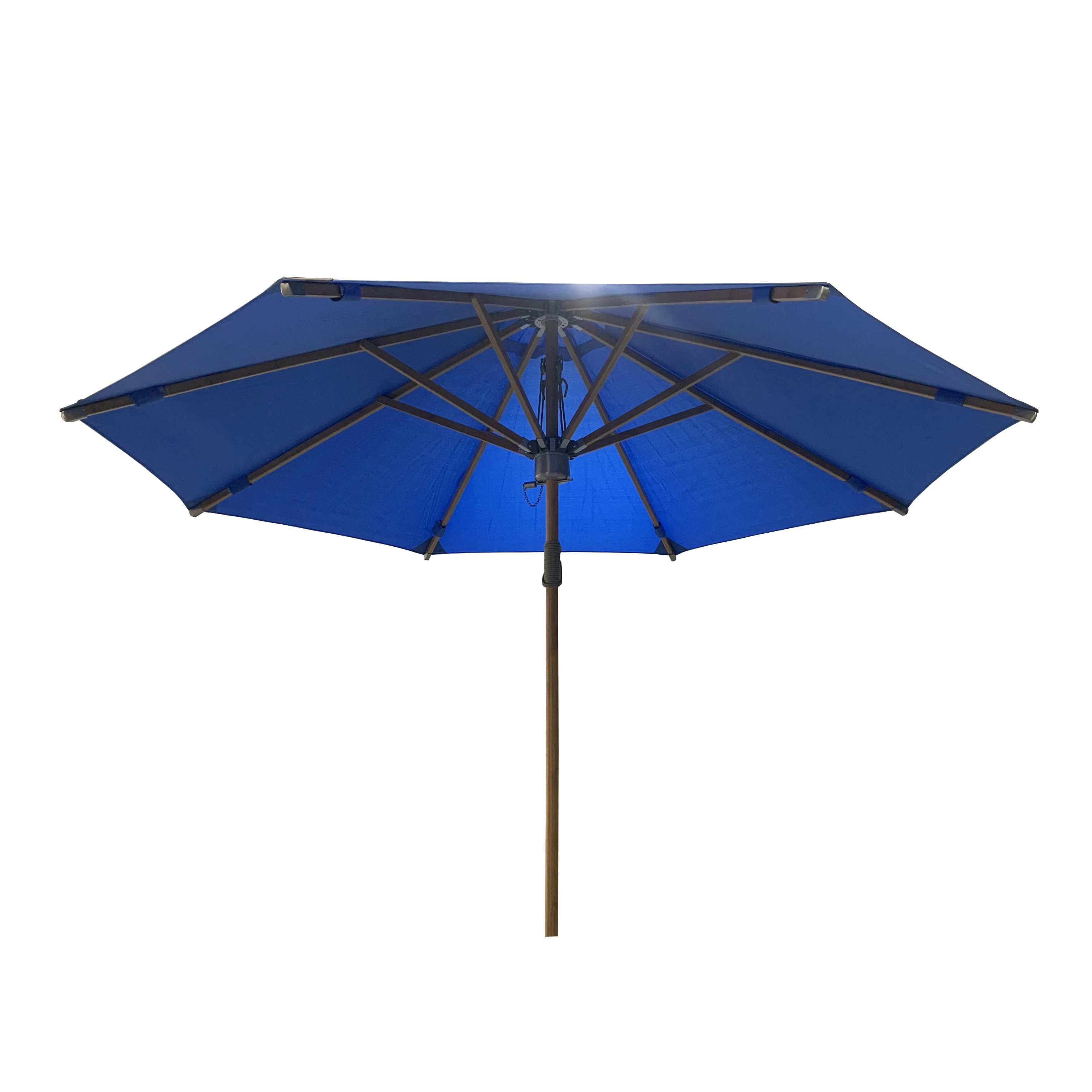 

MIA Factory Green Wood Pole Umbrella Cafe Pool Garden Outdoor Umbrella