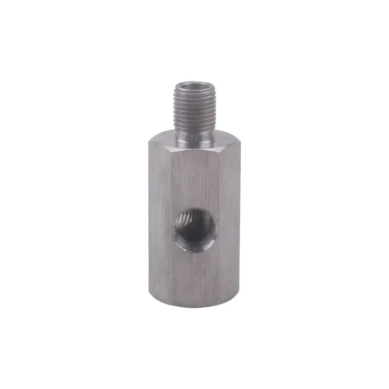 Stainless Steel 1/8'' NPT Oil Pressure Sensor Sendor Tee Adapter to 1/8 NPT Gauge T-Piece Car Accessories