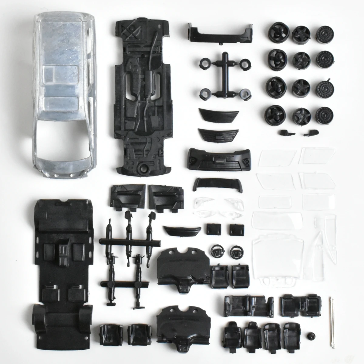 

build drive 1:64 MPV Assemble handmade Diecast Model Car