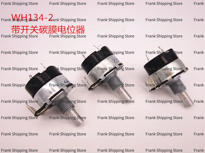 WH134-2 con potenciómetro de interruptor 2K2 4K7 100K 220K 470K, 5 piezas