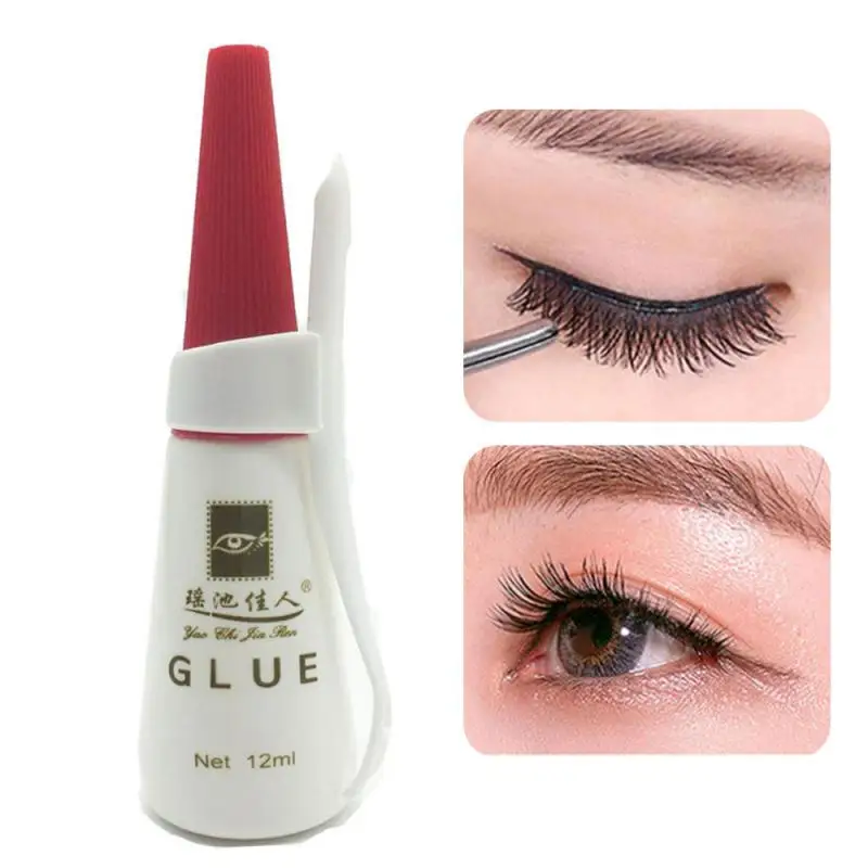 Falsche Wimpern kleben wasserdichten schnell trocknenden Kleber einzelne Wimpern kleben Mode Augen Make-up Werkzeuge