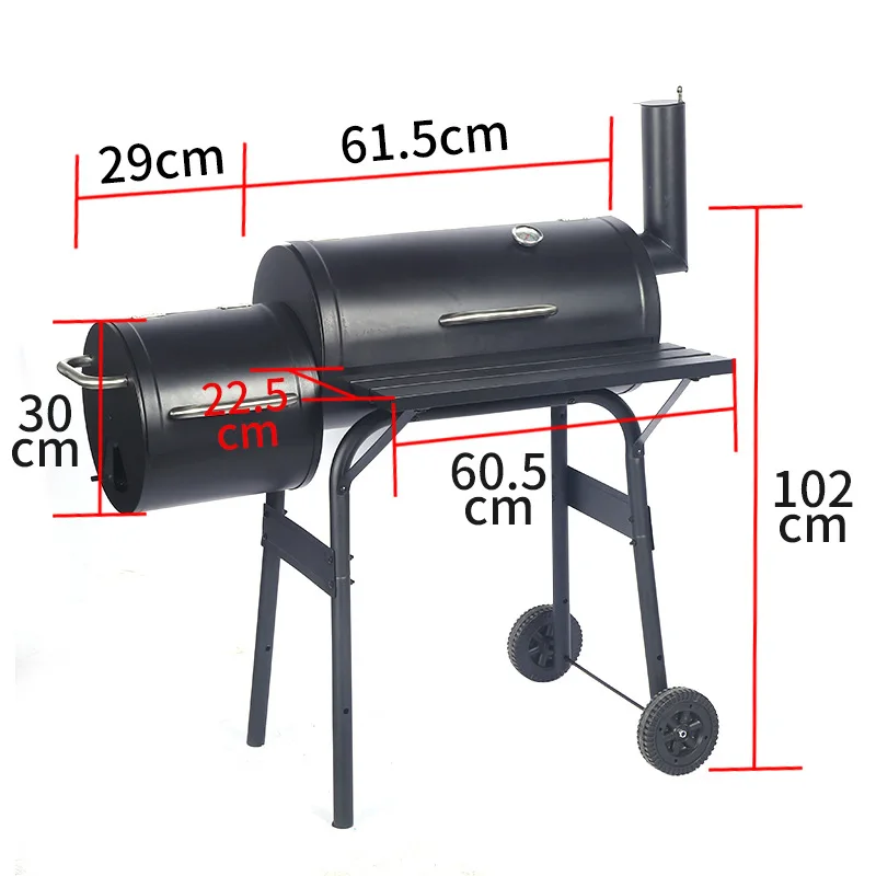 Manufacturer outdoor terrace courtyard large barbecue grill charcoal stew oven, courtyard charcoal mother and child furnace spot