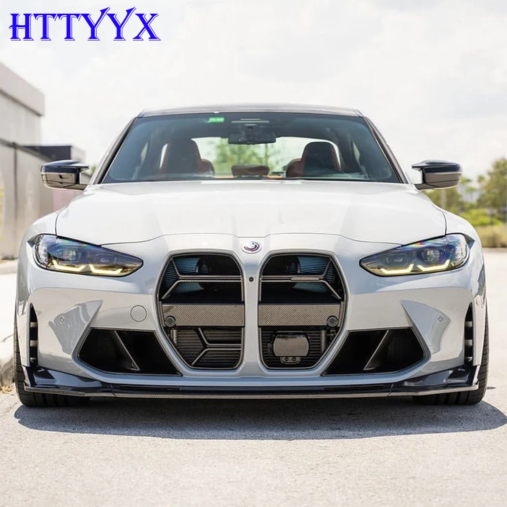 

Car Front Bumper Side Air Vent Trim Fog Light Lamp Hood Intake Frame Cover Grille Body For BMW M3 M4 G80 G81 G82 G83 2021-2025