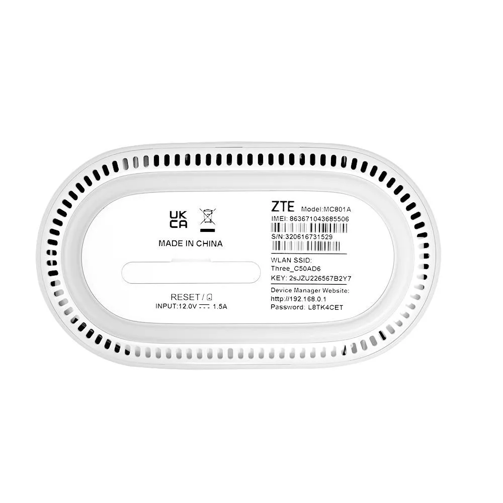 غير مقفلة ZTE MC801A WiFi 6 5G راوتر لاسلكي 4G LTE Cat22 ثنائي النطاق 2.4/5Ghz موبايل هوت سبوت RJ11 جيجابت راوتر منزلي "3" 5G HUB #2