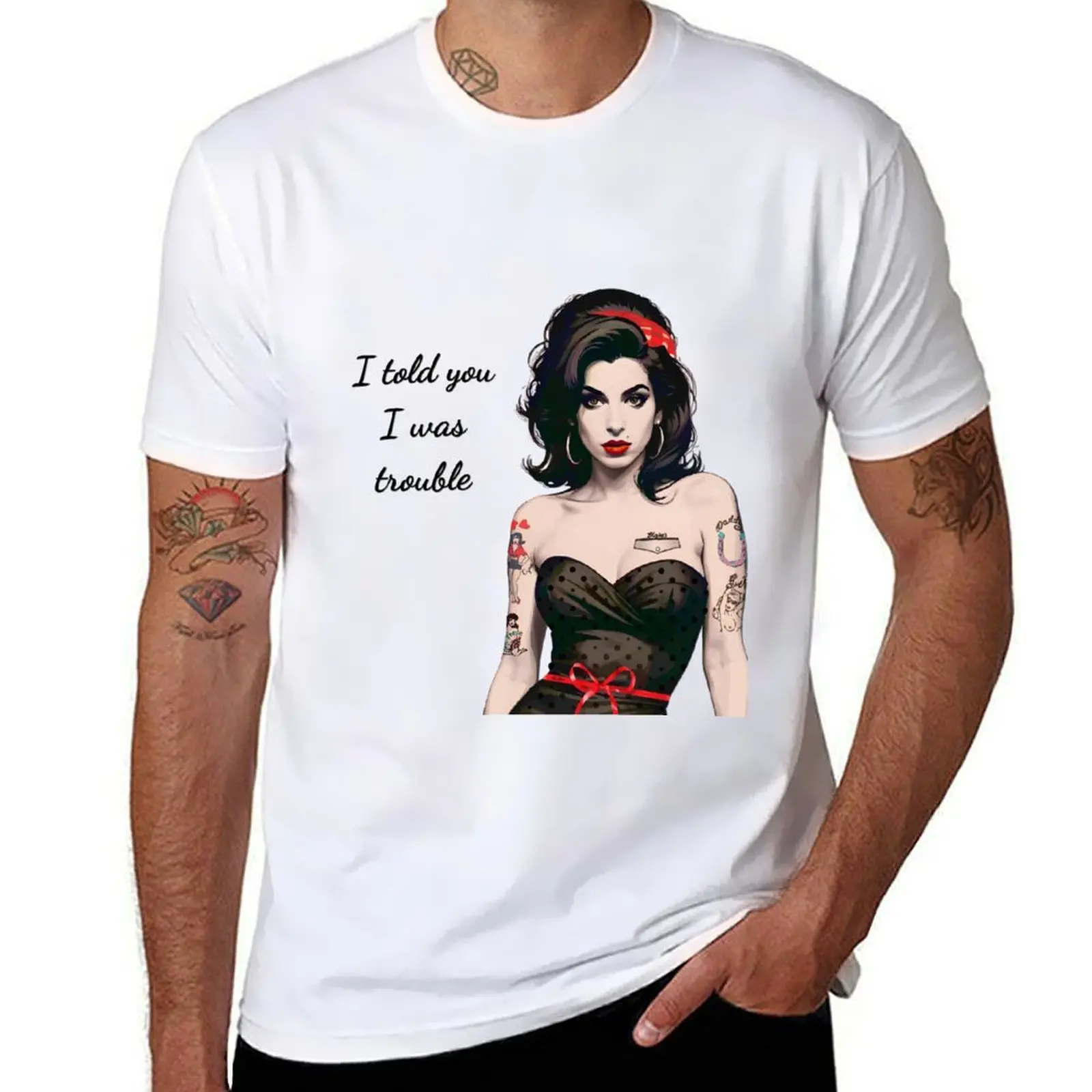 

I told you I was trouble T-Shirt man t shirts cotton t shirts designer T-Shirt