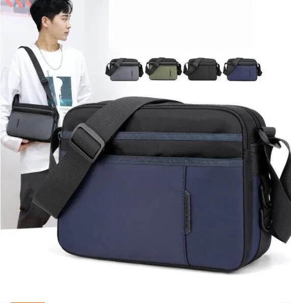 

Crossbody Shoulder Bag Men Zipper Travel Messenger Pack Male Shoulder Sling Working Bags Bookbag Briefcase Casual Sling Bag Male