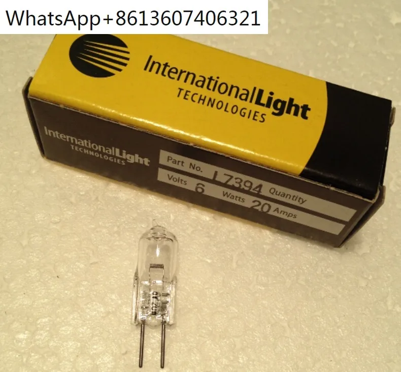 

ILT L7394B L7394 6V 20W G4 2000H lamp GLAMOUR MD1600 MD2000 Biochemical analyzer 6V20W halogen bulb GILWAY L7394-K2