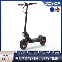 JOYOR S5 ABE Electric Scooter 500W Motor 48V 13Ah Battery 20km/h Speed 55km Range 10'' Tires Foldable Adult E-Scooters