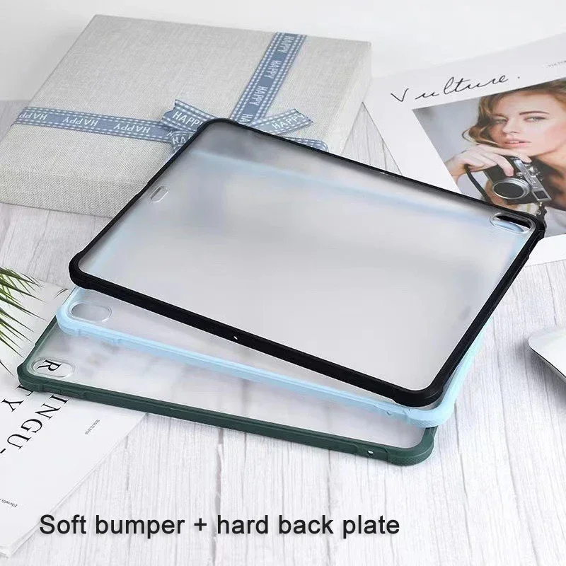 Translucent Case For iPad Pro 2024 13 11 12.9 Cases Air 4 5 6 7 8 9 10 Generation 10.2 10.9 inch Mini Sleeve Cover Shockproof