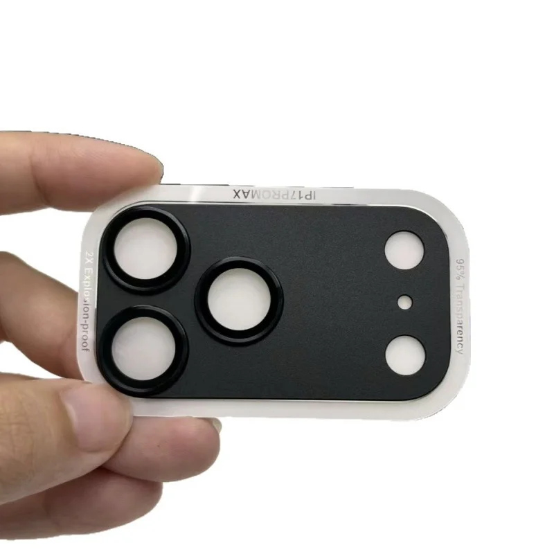 Folia ochronna na obiektyw aparatu iPhone 17 Pro Max, matowe szkło hartowane, zintegrowane szkło, folia ochronna na tylny aparat Apple 17 Pro