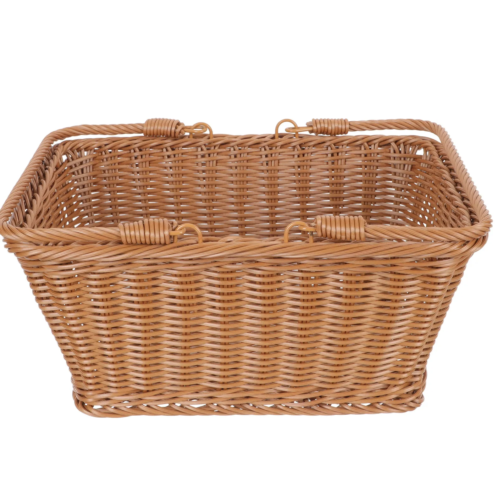 

H held Basket Durable Storage Snack Fruit Vegetable Egg Sundries Hamper Home Pastoral Style Woven Basket Decor