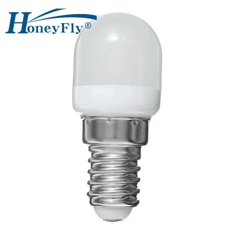 HoneyFly 5pcs T22 LED Bulb 220-240V 2W E14 140LM Refrigerator Lamp Light  Warm White Cold White 2835SMD*8PCS White Cover