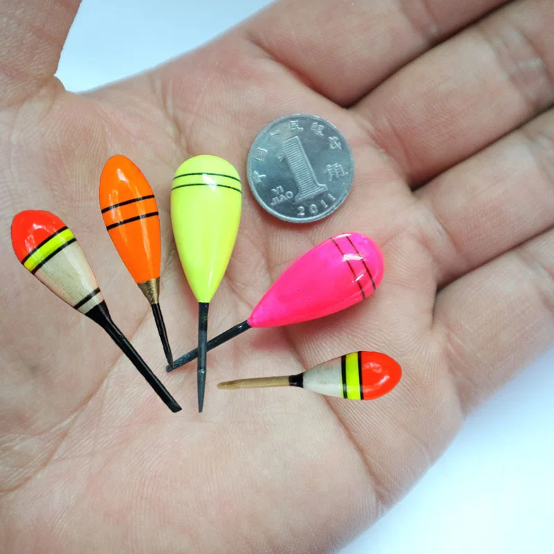 3pcs/Lot Fishing Float Japan Stream Turtle Shrimp Crucian Carp Shrimp Fishing Small Float Single-head Carbon Foot