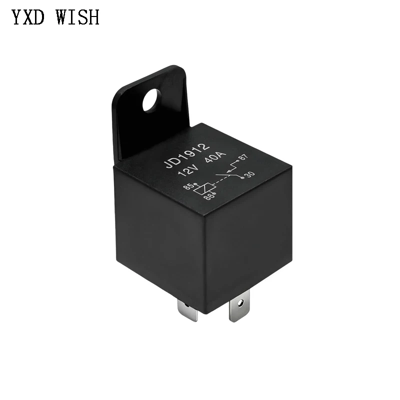 10pcs 4Pin 5Pin 40A Waterproof Car Relay Automotive Relays Normally Open DC 12V/24V Relay for Head Light Air Conditioner Relays