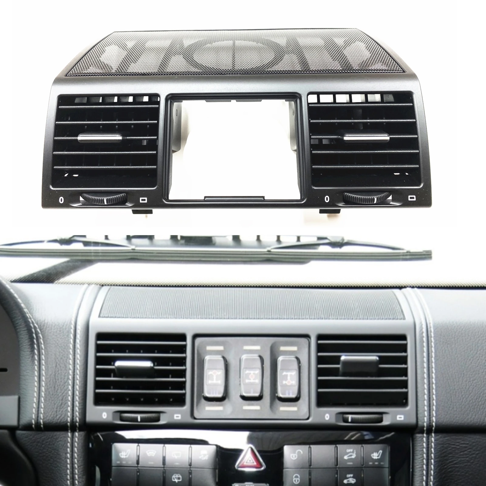 Für Mercedes Benz G Klasse W463 2004-2012 Basis Center Dashboard Panel Lautsprecher Abdeckung Air Vent Trim Dash Board klimaanlage Grille