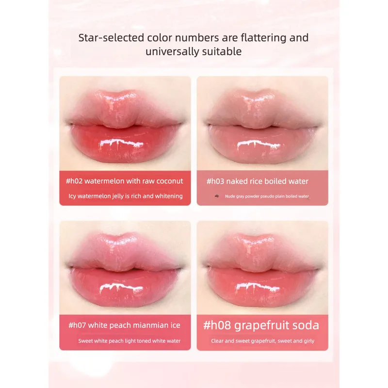 HOLD LIVE Ice Transparent Lipstick, Small Transparent Lipstick, Mirror Solid Lip Gloss, Lip Freeze