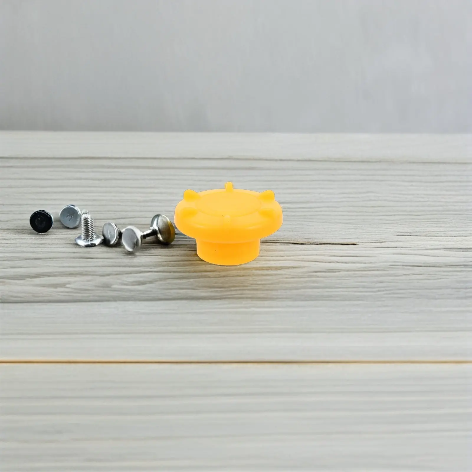 

4Pcs Bright Yellow Slide Screw Caps 3Cm Inner Diameter Plastic Safety Screw Covers for Kids Playground Slides Indoor Outdoor