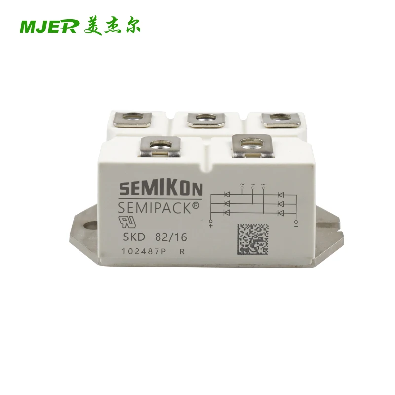 

Хорошее качество Semikon Трехфазный мостовой выпрямительный модуль SKD82/16