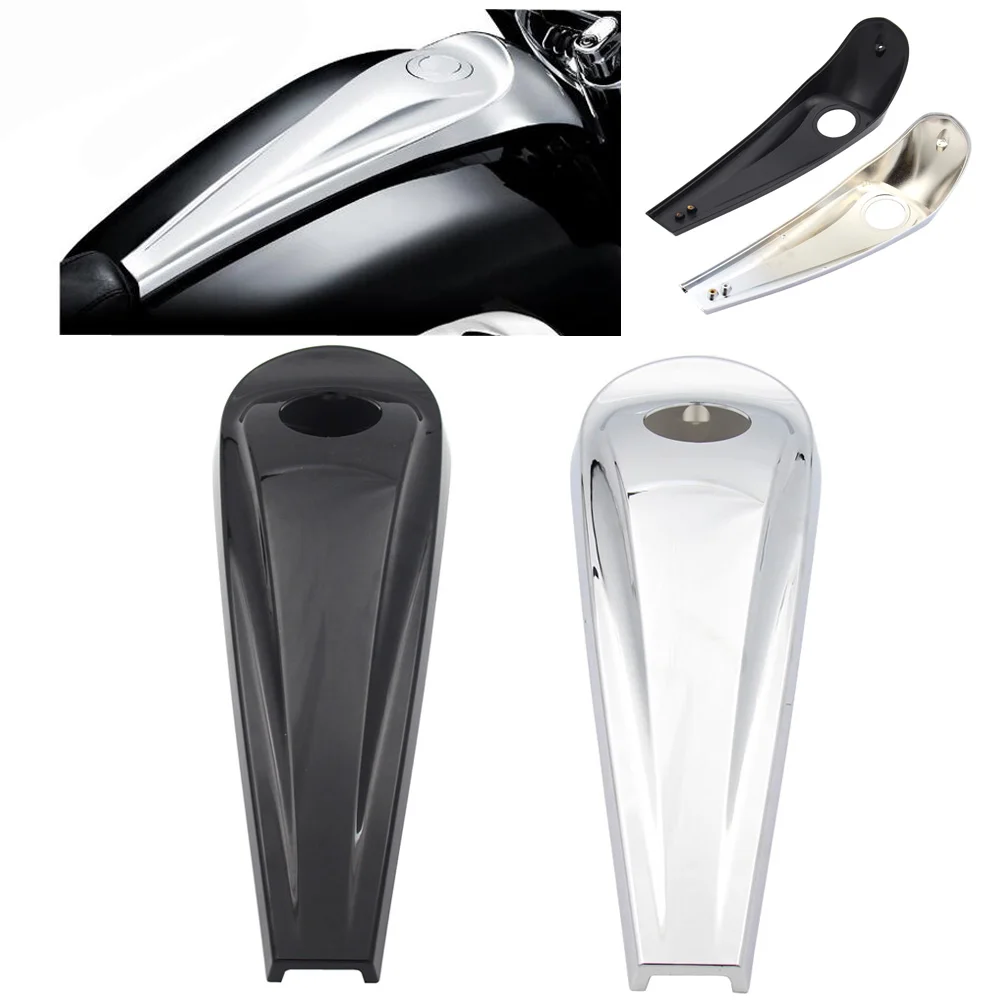 For Street/Road Glide 2008-2017 BLACK/Chrome Signature Jim Nasi Smooth Dash with Vented Fuel Tank Cap